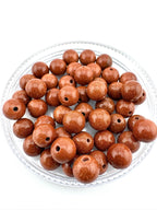 Gold Stone Man Made Beads Available in 6mm, 8mm Sizes