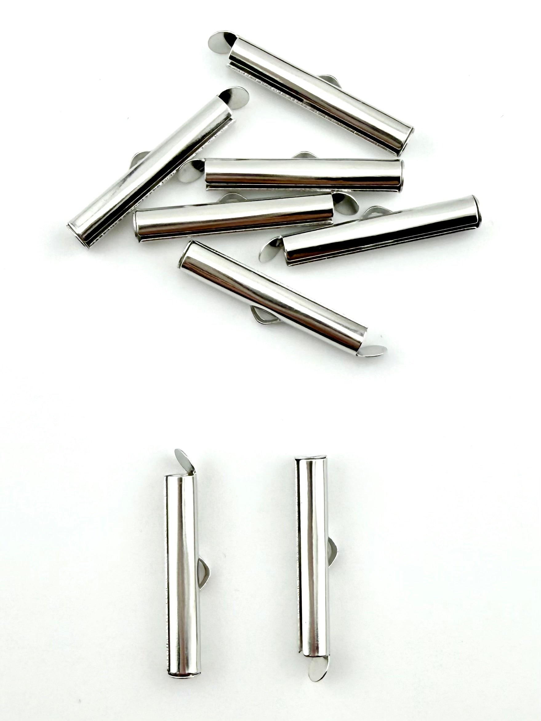 24mm Slide On End Clasp Tubes