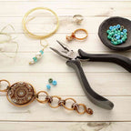 Ergonomic Chain Nose Lap Joint Pliers – 4.75″ Comfort Grip Jewelry Making Tool