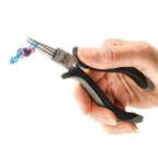 Ergonomic Round Nose Lap Joint Pliers – Precision Loop-Forming Tool for Jewelry Making & Wire Wrapping