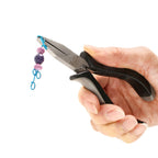 Ergonomic Flat Nose Lap Joint Pliers for Jewelry Making, Wire Shaping & Repairs