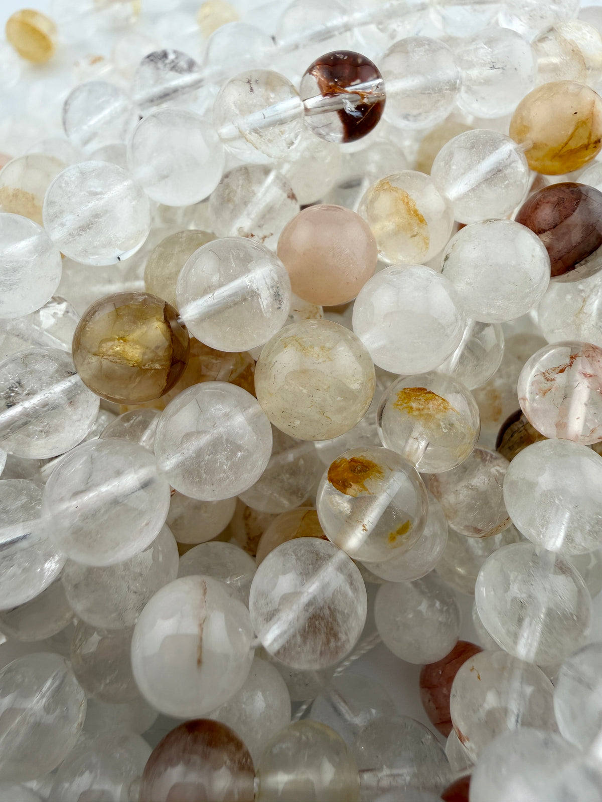 Inclusion Quartz Beads