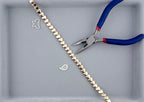 3x7x8mm Hematite Puffy Heart Gold