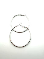 Round Frame Hoop Earing Pair 2mm Thick