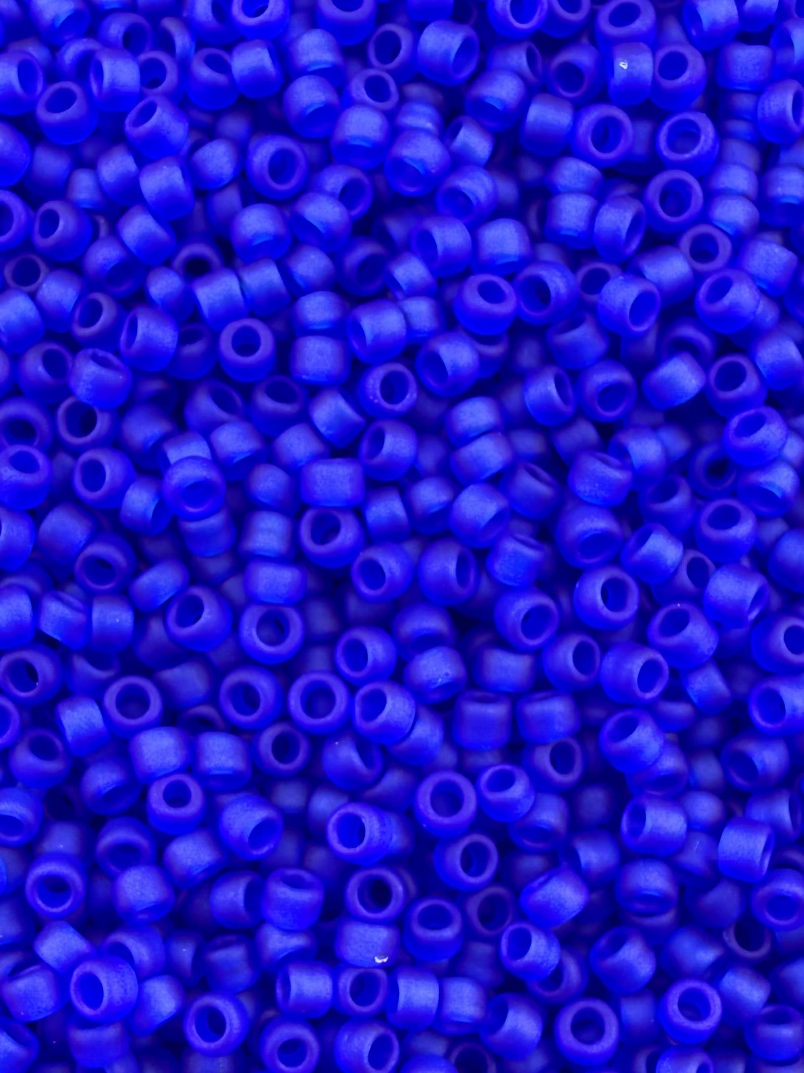 Mino Seed Beads 11/0 Matte Transparent Dark Blue