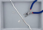 3x7mm Hematite Star Silver
