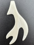 55mm Bone Antler Pendant – Hand Carved Bone, Tribal & Indigenous Style