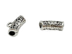 14x10mm Arched Barrell Spacer Rhodium