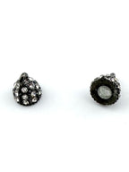 8mm Oval Magnetic Claps Gunmetal