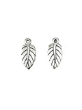 19.5mm Leafe Charm Rhodium