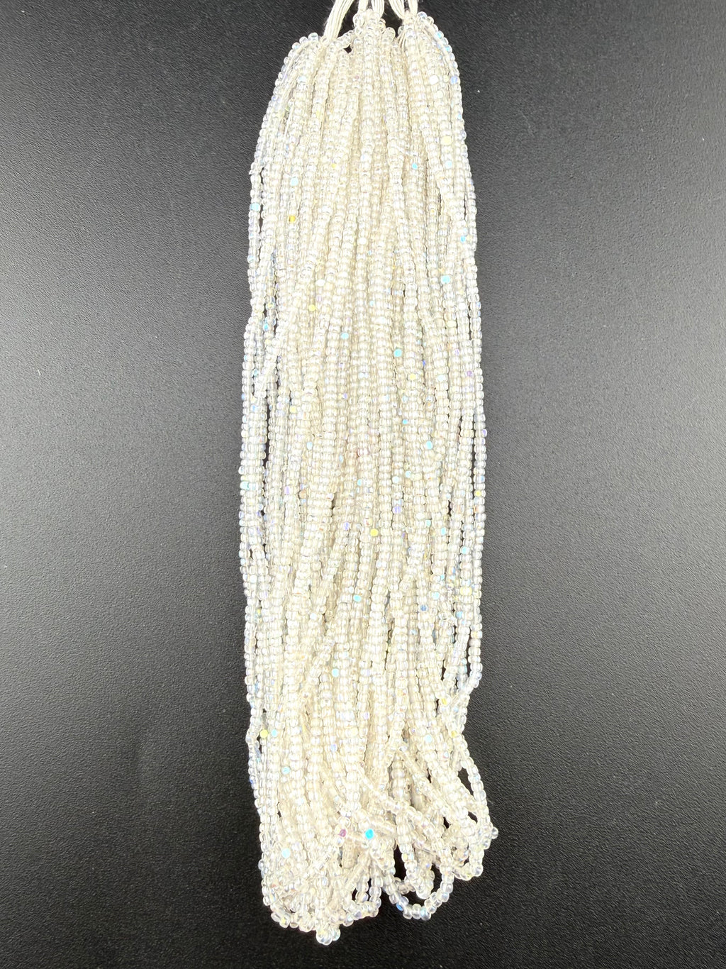 11/0 Sheen Chartlotte 2-Cut Patina Crystal Luster AB