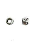3x4mm Spacer Bead Rhodium