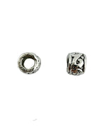 3x4mm Spacer Bead Rhodium