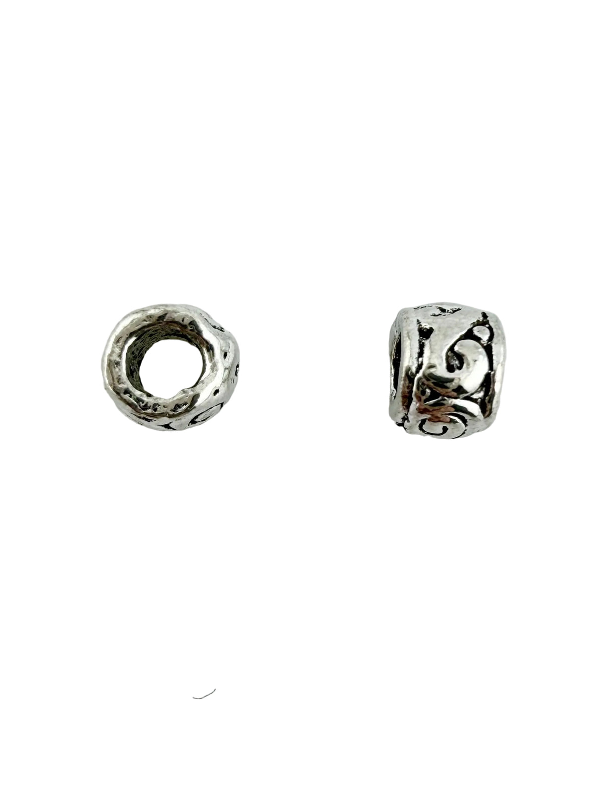 3x4mm Spacer Bead Rhodium