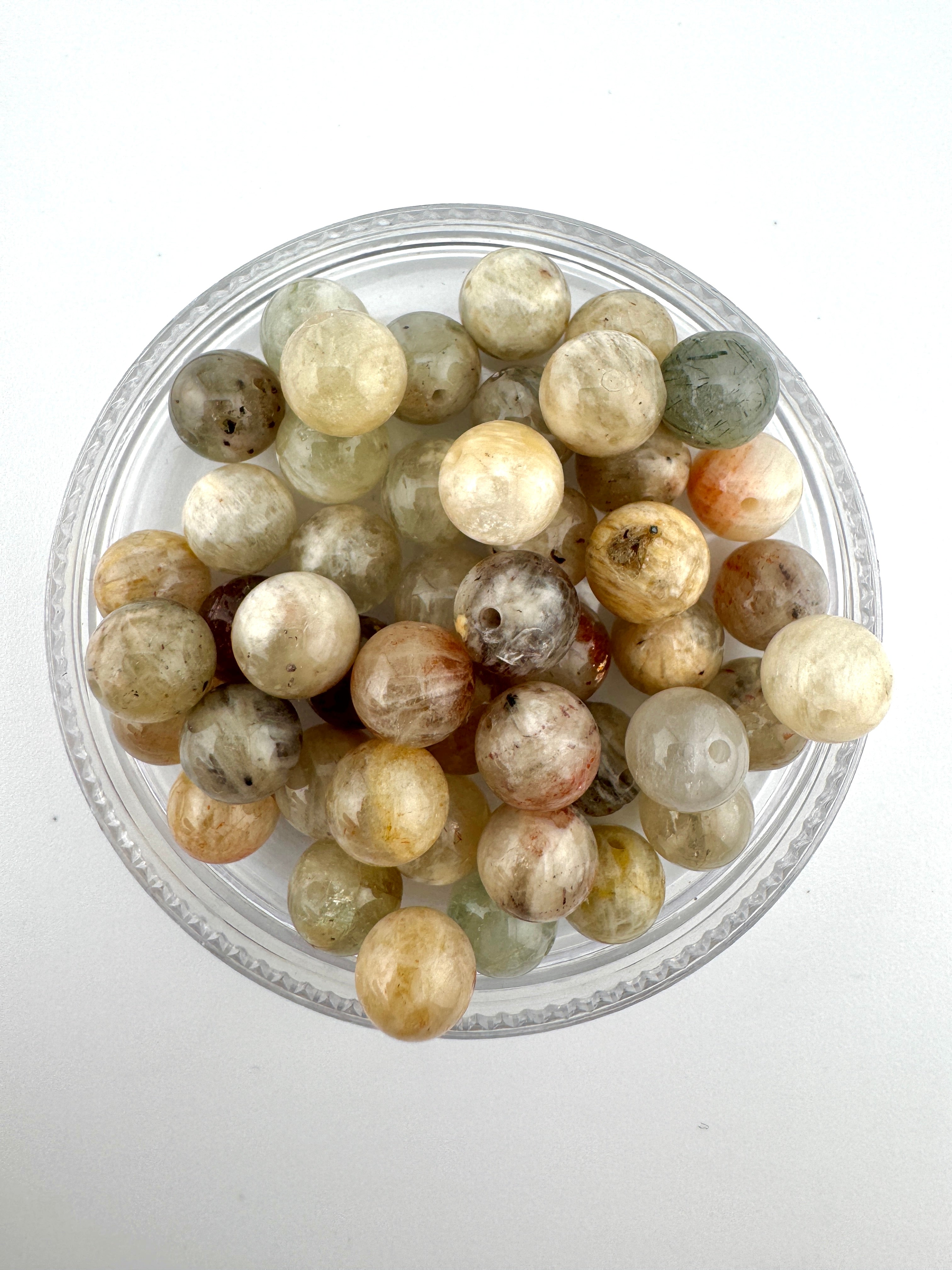 Golden Grey Moonstone Beads Available in 6mm, 8mm Sizes