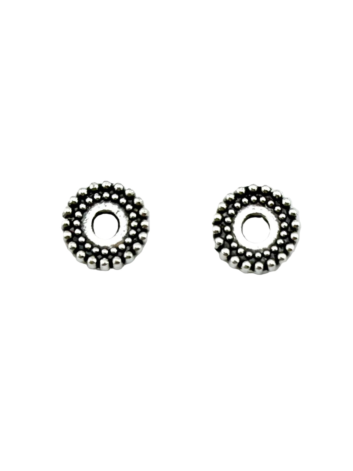 1.5x6mm Disk Spacer Rhodium