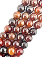Orange Garnet Beads Available in 6mm, 8mm Sizes