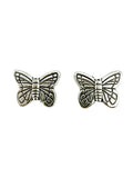 11x14mm Butterfly Spacer Bead Rhodium