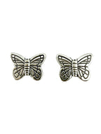 11x14mm Butterfly Spacer Bead Rhodium