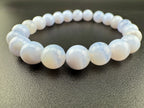 Blue Lace Agate Beads Available in 6mm, 8mm Sizes
