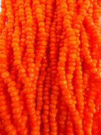 11/0 Sheen Chartlotte 2-Cut Opaque Orange Hank