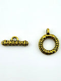 23mm Fancy Toggle Antique Gold