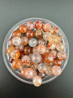 Fire Quartz Beads Available in 6mm, 8mm, 10mm, 12mm Sizes