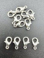 Base Metal 10 mm Lobster Clasp Silver, Gold, Rhodium