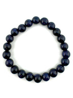Blue Gold Stone Man Made Beads Available in 4mm, 6mm, 8mm, 12mm Sizes