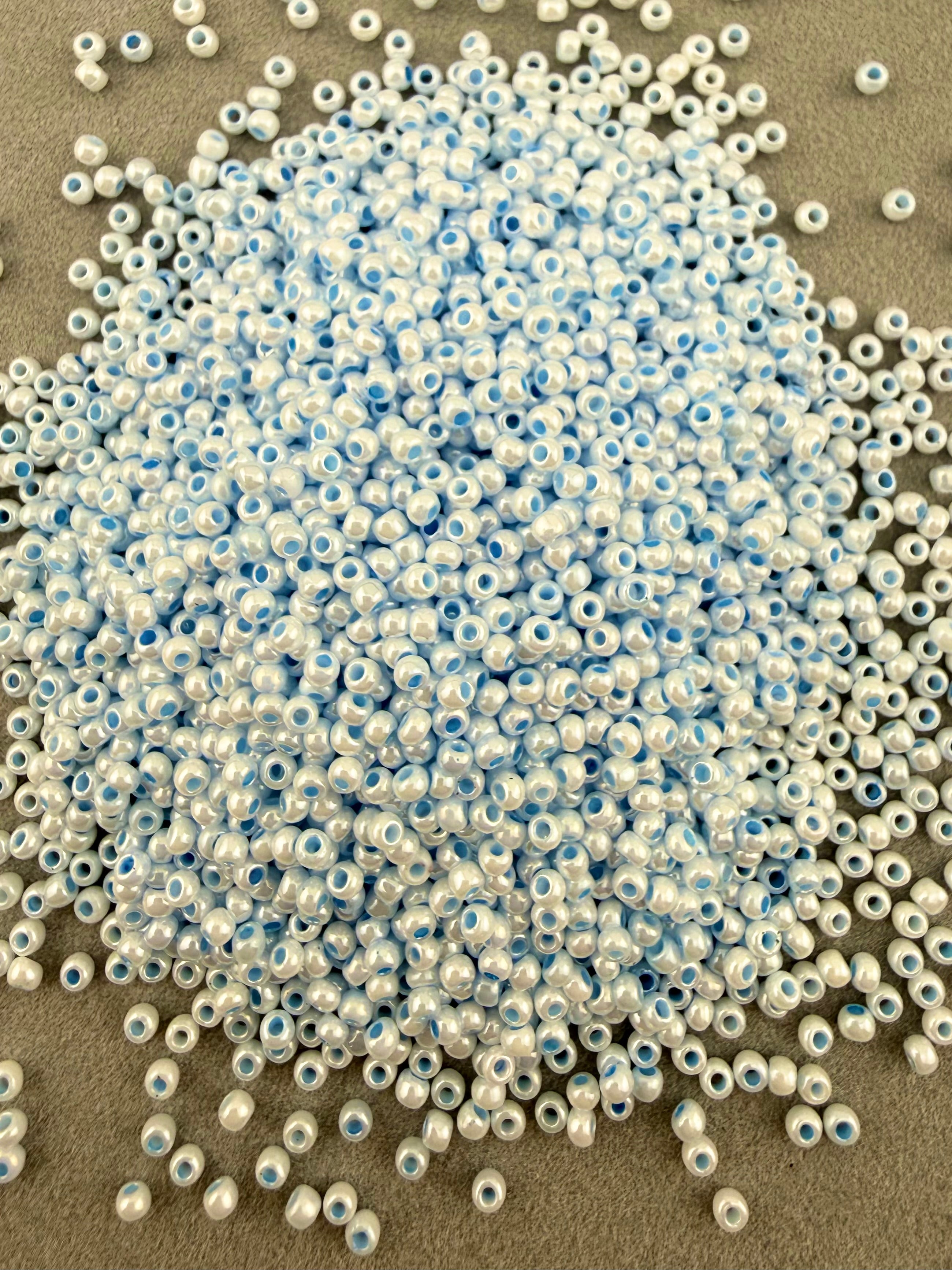 Mino Seed Beads 11/0 Powder Blue Luster