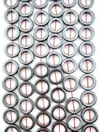 4x12mm Hematite Round Frame Beads