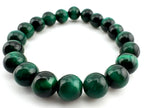 Dyed Tiger Eye Green Beads Available in 6mm, 8mm Sizes
