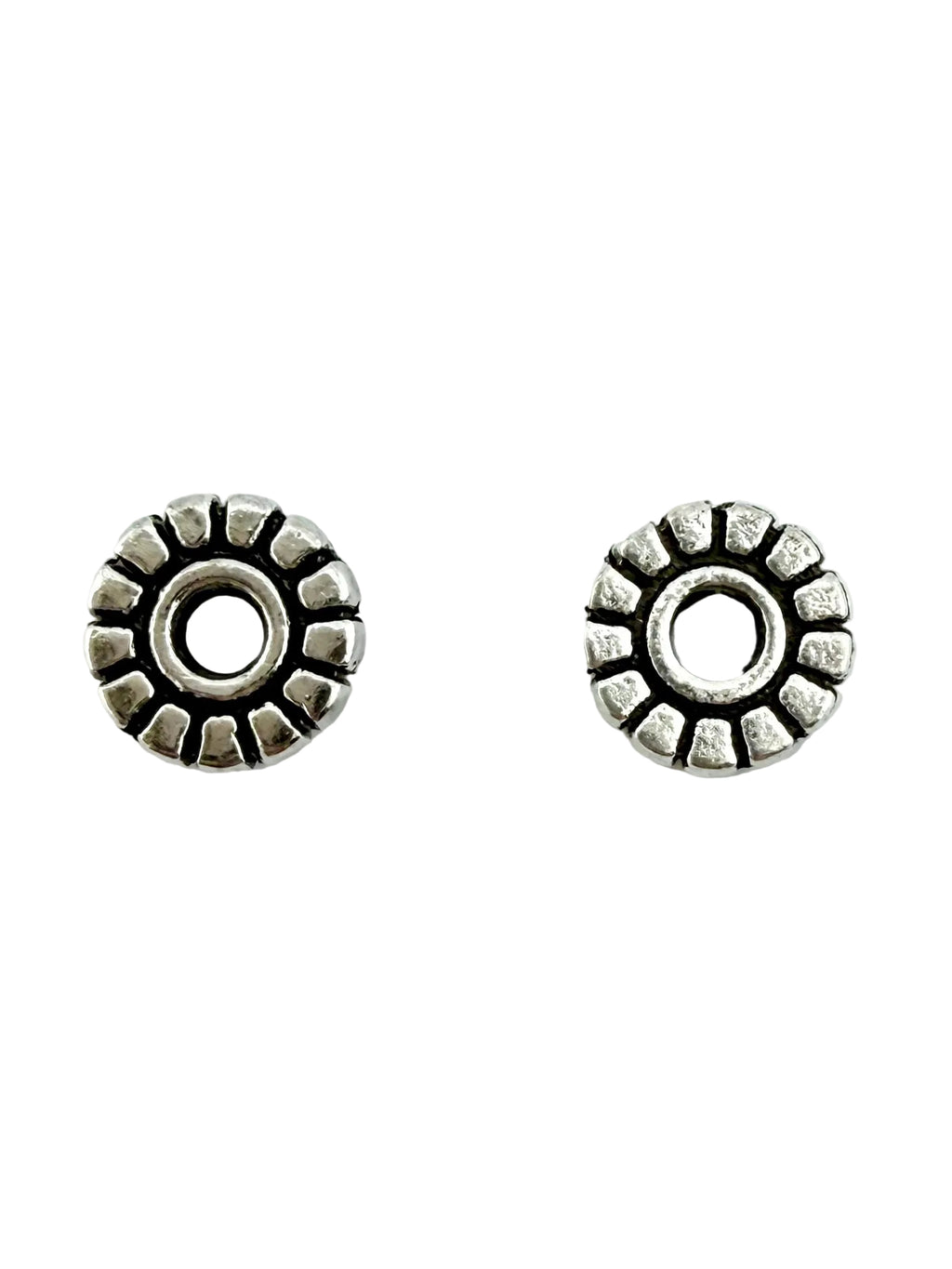 2x6mm Disk Spacer Rhodium
