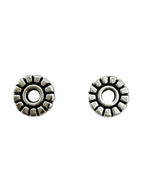2x6mm Disk Spacer Rhodium