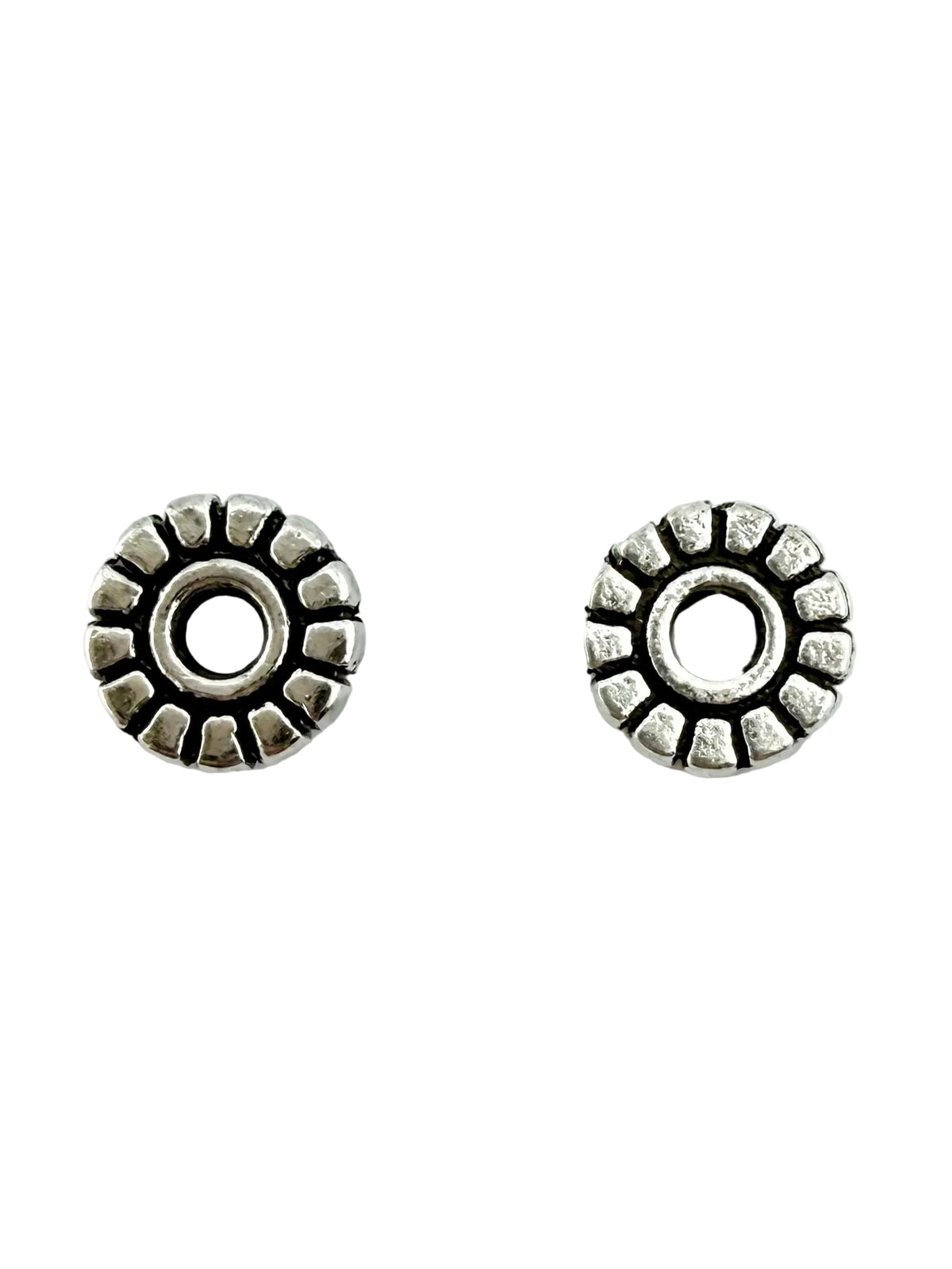 2x6mm Disk Spacer Rhodium