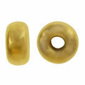 14K Gold Filled 5mm Roundel Bead with 2.2mm hole.