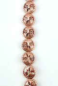 Rose Gold Tree of Life Hematite Beads 12.5x12.5mm