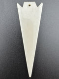 77mm Bone Spear Head Pendant – Hand Carved Bone, Tribal & Indigenous Style