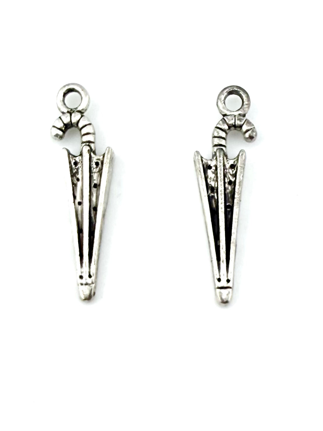 24.5mm Closed Umbrella Charm Rhodium