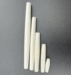 Ivory Buffalo Bone Pipe, Thin,  0.5–2.5inch Carved Bone Pieces for Jewelry & Crafts