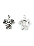 24mm Tortois Charm Rhodium