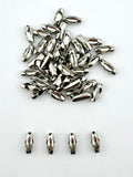 2mm Ball Chain Clasp Rhodium