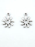 18.5mm Sun Charm Rhodium