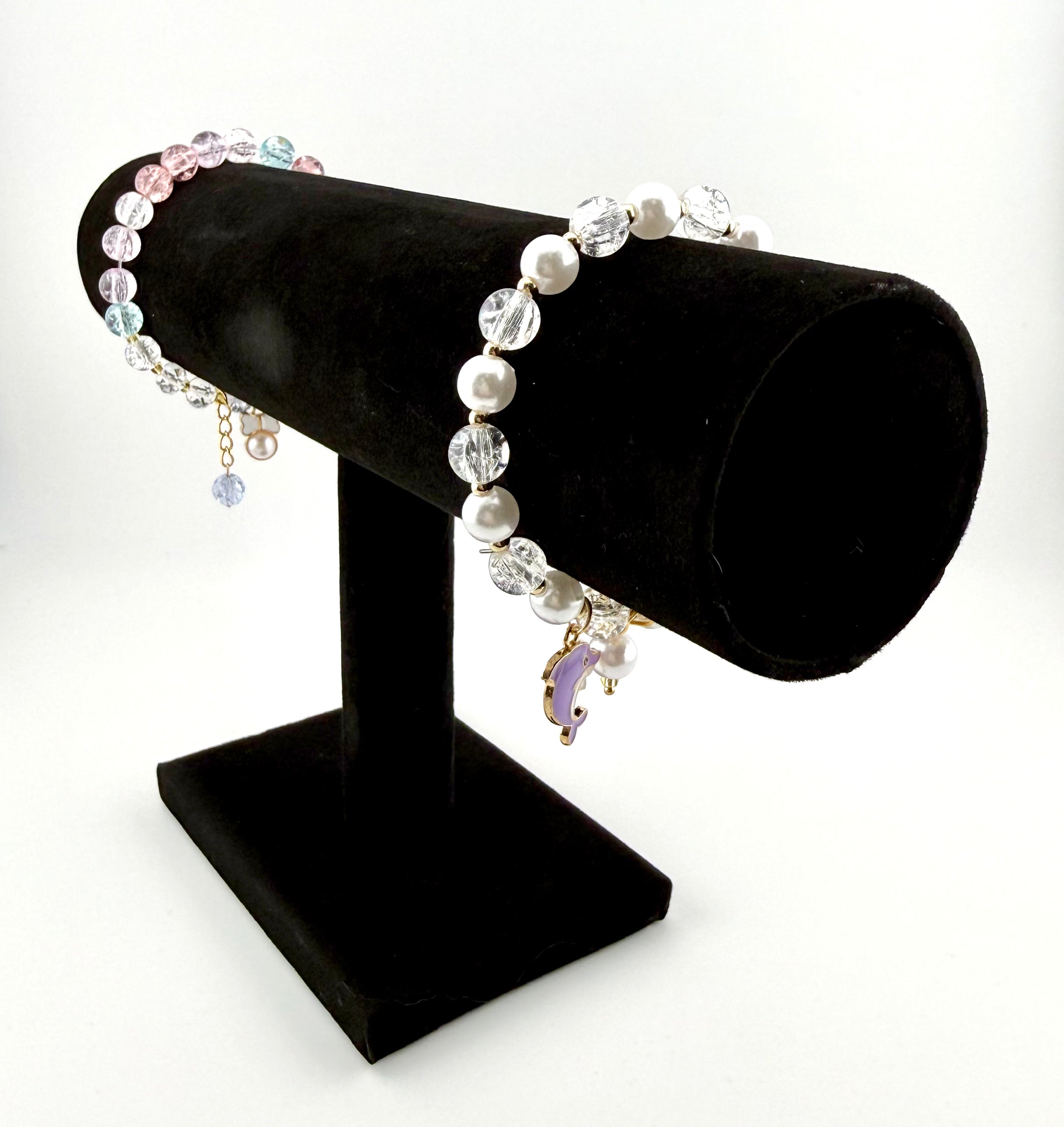 Velvet Bracelet Display Stand Black