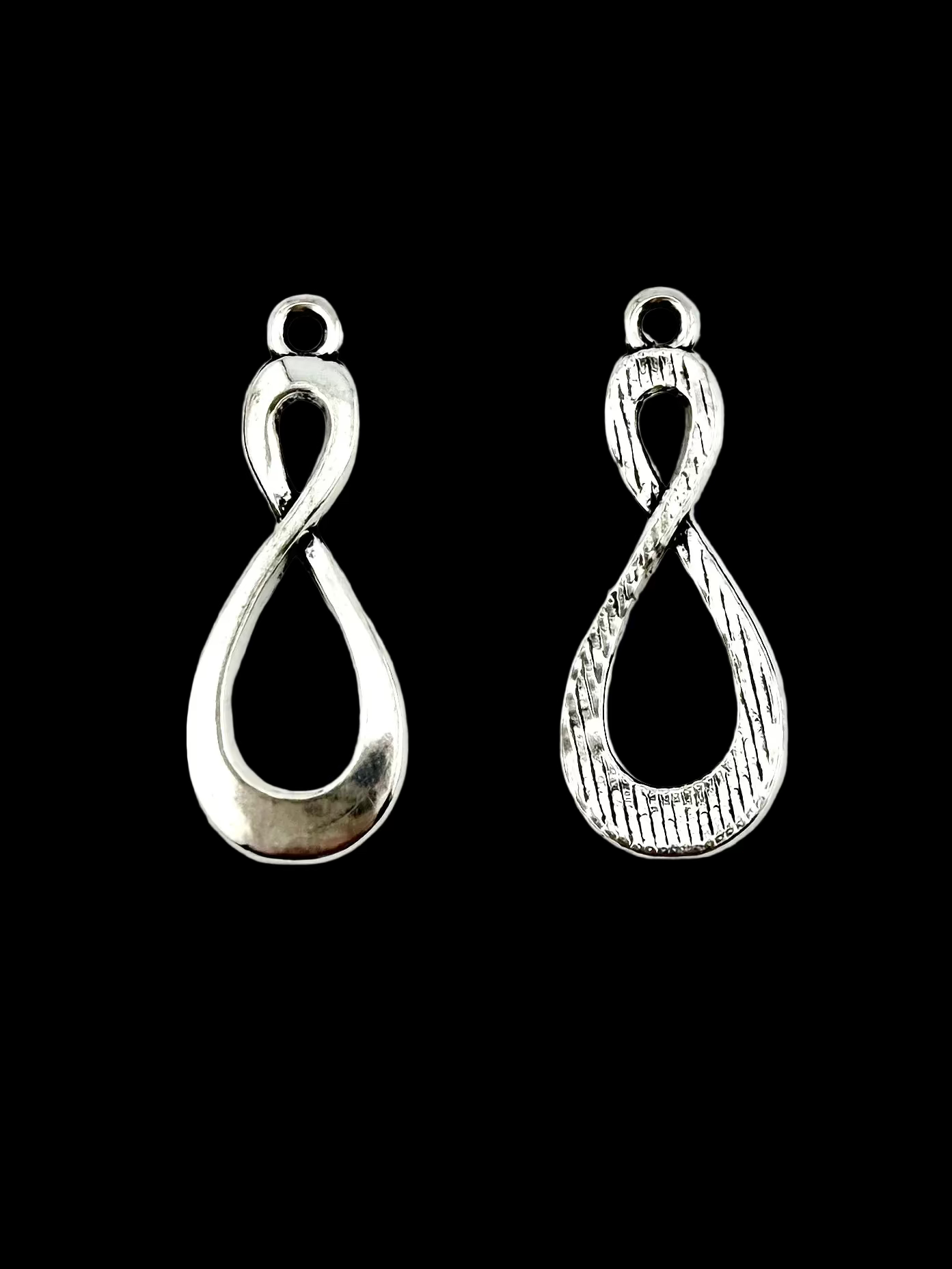 29mm Infinity Charm Rhodium