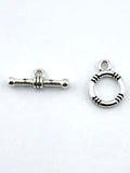 19mm Silver Fancy Toggle
