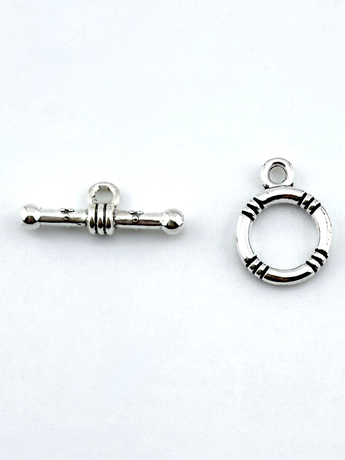19mm Silver Fancy Toggle