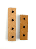 Leather Spacer strip 3 or 4 Hole Connectors for Jewelry Making & Beading Projects