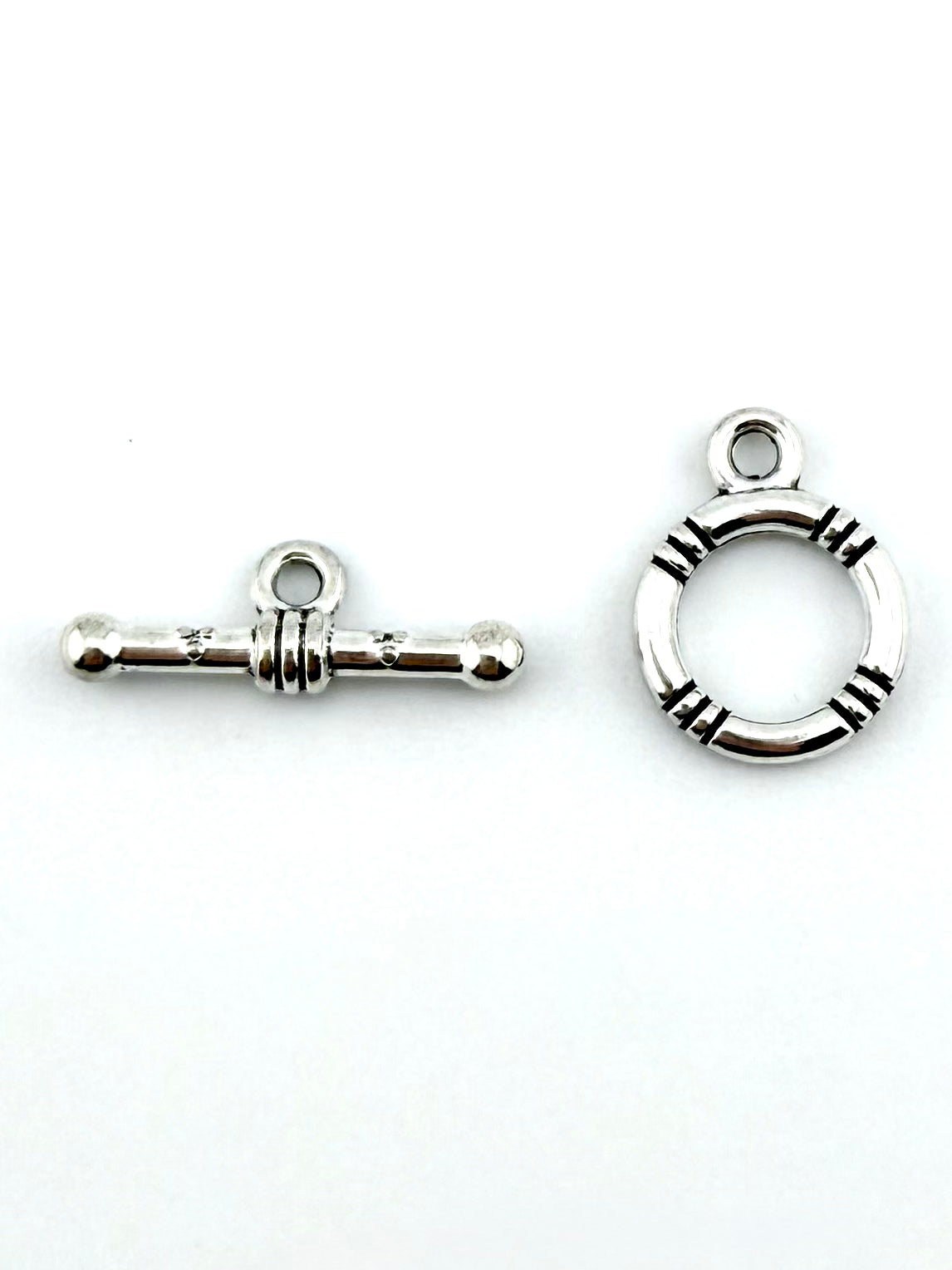 15mm Silver Toggle