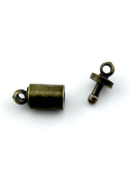 15mm Column Magnetic Claps Antique Brass